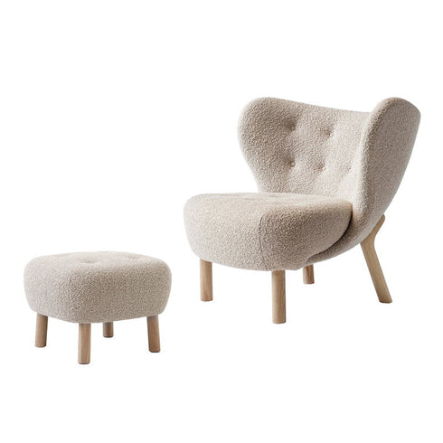 Little Petra Lounge Chair and Pouf